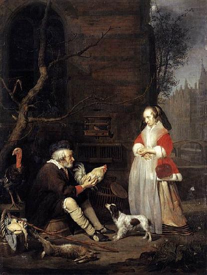 The Poultry Seller, Gabriel Metsu